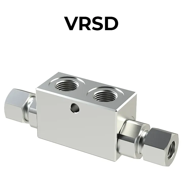 VRSD Single Acting Pilot Check Valve (DIN2353)
