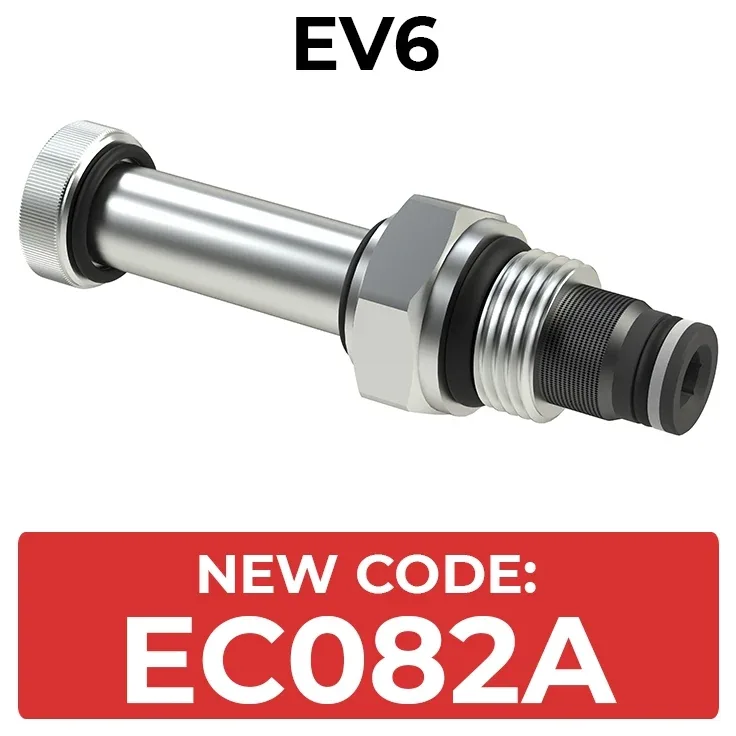 EC082A 2-Way/2-Position SAE8 Solenoid Valve, Direct Acting