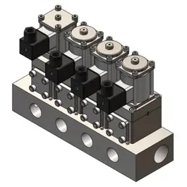 DN25 2/2 Valve Manifold (1-5 Stations)