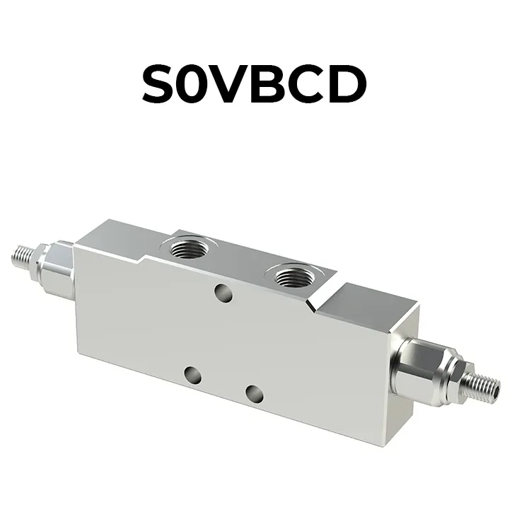 S0VBCD Double Counterbalance Valves, Open Center