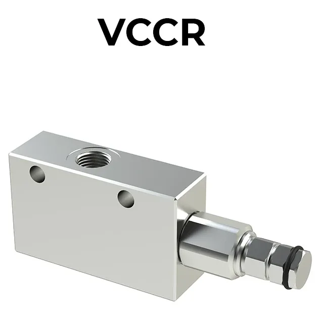 VCCR Single Counterbalance Valves with External Pilot, Closed Center