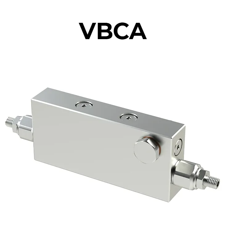 VBCA Bolt-Fitting Double Counterbalance Valve, Open Center