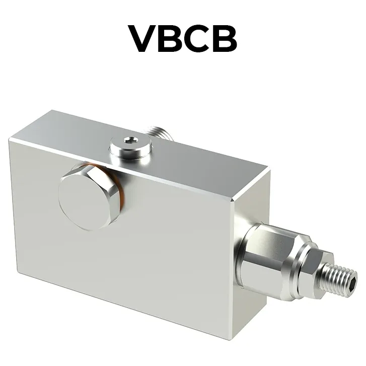 VBCB Bolt-Fitting Single Counterbalance Valve, Open Center