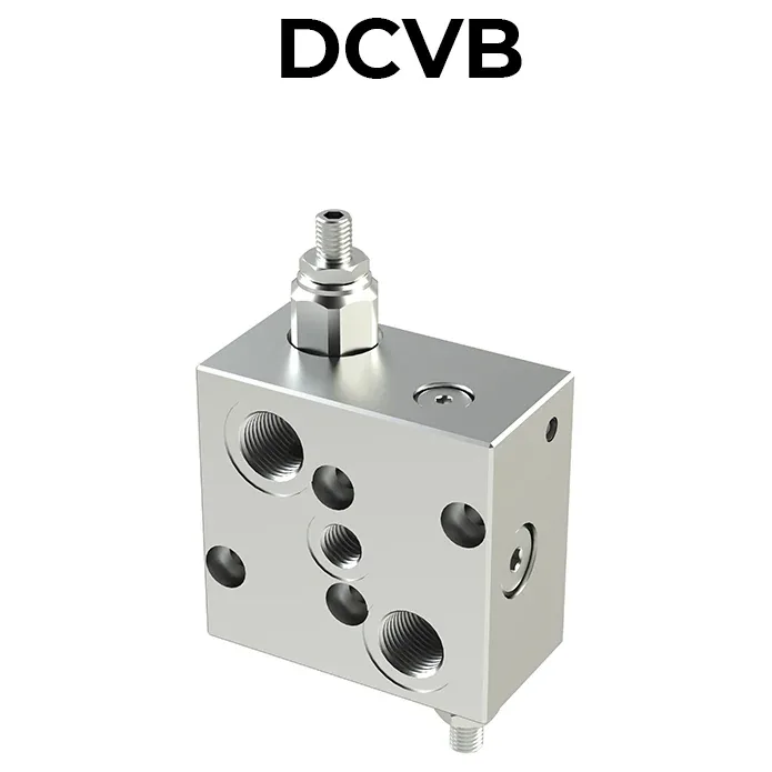 DCVB Double Counterbalance Valve for OMP-OMR Motors, Open Center