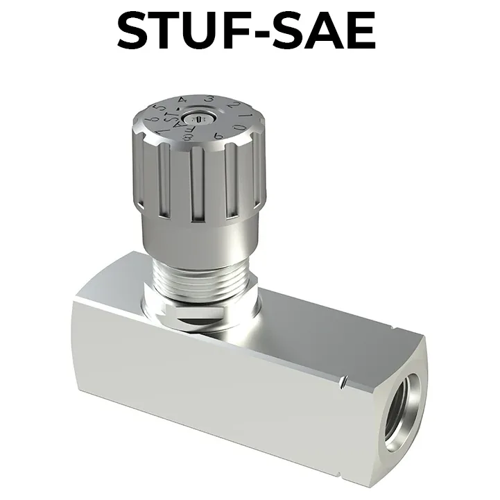 STUF Unidirectional Flow Control Valve (Panel Mount)