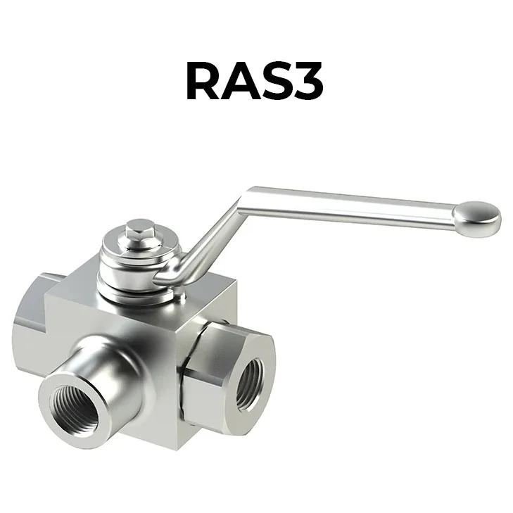 RAS3 3-Way Ball Valves