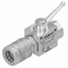GE2 Ball Valves with Integrated Quick Couplings