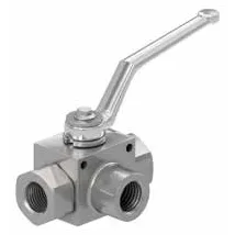 GE3K Zero-Leakage 3-Way Ball Valve