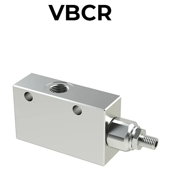 VBCR Single Counterbalance Valves with External Pilot, Open Center